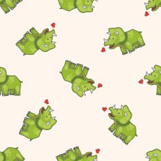 dinosaur cartoon seamless pattern background N20