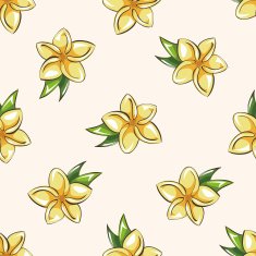 flower cartoon seamless pattern background N10