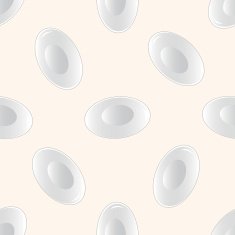 kitchenware plate cartoon seamless pattern background