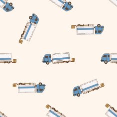 transportation car cartoon seamless pattern background N38