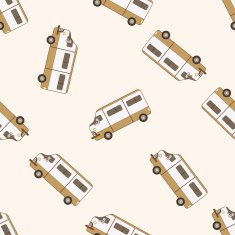 transportation car cartoon seamless pattern background N40