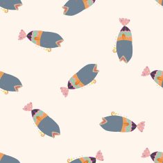 fish cartoon seamless pattern background N20