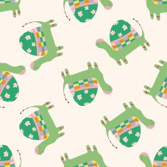 animal turtle cartoon seamless pattern background N2