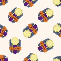 design banner cartoon seamless pattern background N6