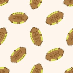 design banner cartoon seamless pattern background N7