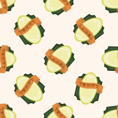 design banner cartoon seamless pattern background N8