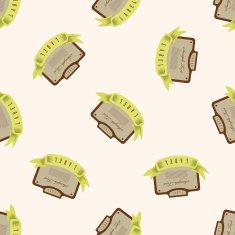 design banner cartoon seamless pattern background N9