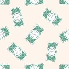 design banner cartoon seamless pattern background N10