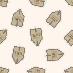 design banner cartoon seamless pattern background N11