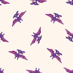 dinosaur cartoon seamless pattern background N27
