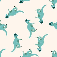 dinosaur cartoon seamless pattern background N28
