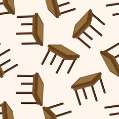 table cartoon seamless pattern background N7