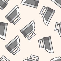 iron cartoon seamless pattern background N3