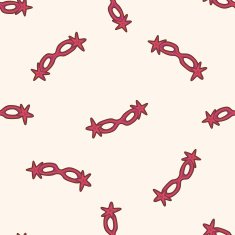 party mask cartoon seamless pattern background N14