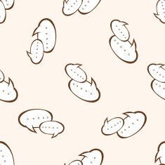 message word cartoon seamless pattern background N2