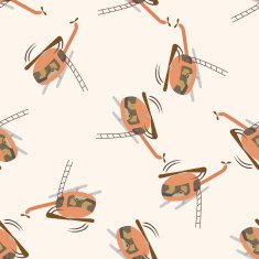 transportation Helicopters cartoon seamless pattern background N8
