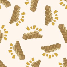 Amusement park facilities cartoon seamless pattern background N134