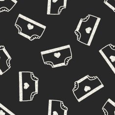 diaper doodle drawing seamless pattern background N2