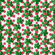 Seamless colorful background made of strawberry berries
