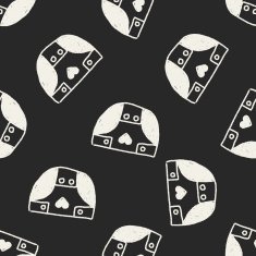 Diapers doodle drawing seamless pattern background N2