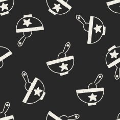 baby bowl doodle drawing seamless pattern background N2