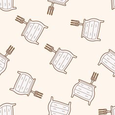 furniture theme cabinet cartoon seamless pattern background N7