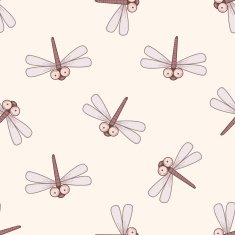 bug cartoon seamless pattern background N45