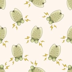 bug cartoon seamless pattern background N47