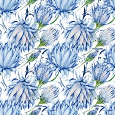 Indigo Floral Pattern