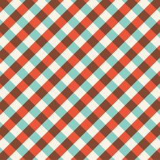 Colorful gingham tablecloth pattern background Vintage vector pattern