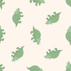 dinosaur cartoon seamless pattern background N30