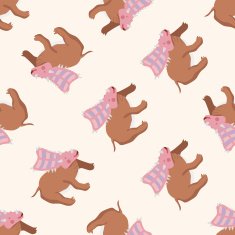 dinosaur cartoon seamless pattern background N32