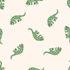 dinosaur cartoon seamless pattern background N36