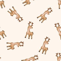 animal moose cartoon seamless pattern background