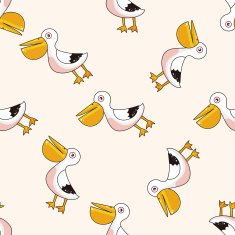 bird cartoon seamless pattern background N30