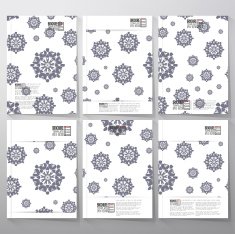 Abstract floral modern stylish geometric background Simple abstract monochrome texture N2
