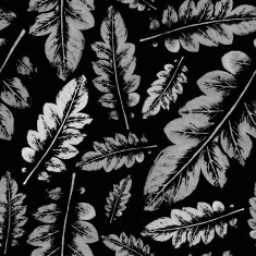 watercolor pattern of leaves seamless texture background N13