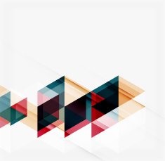 Abstract geometric background Modern overlapping triangles N537