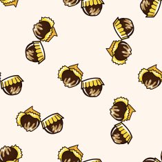 cookie cartoon seamless pattern background N6