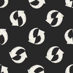 Doodle Recover seamless pattern background N2