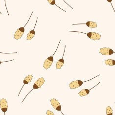 flower cartoon seamless pattern background N48