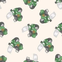 transportation motor cartoon seamless pattern background N20