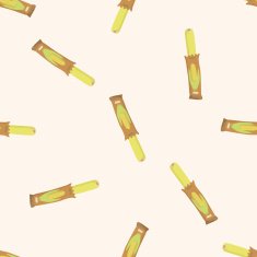cookies cartoon seamless pattern background N2