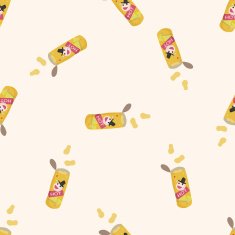 cookies cartoon seamless pattern background N4