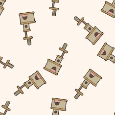 Pet cat tree 10 cartoon seamless pattern background