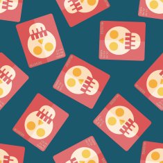 x-ray flat icon eps10 seamless pattern background