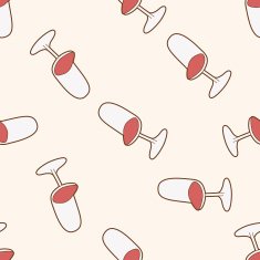furniture theme chair sofa cartoon seamless pattern background N7