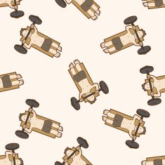 fitness trainer cartoon seamless pattern background N18