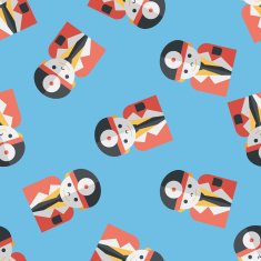 medical people with stethoscopes flat icon eps1 seamless pattern background N3