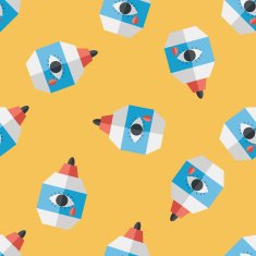 Eye Drop flat icon eps10 seamless pattern background N3